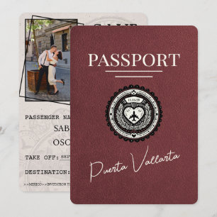 Save The Date Passeport de la Bourgogne Puerta Vallarta