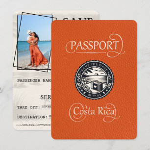 Save The Date Passeport d'Orange Costa Rica