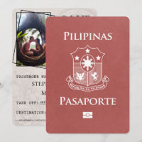 Passeport Philippines Bourgogne Lumière Enregistre
