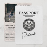 Passeport Pologne Blanche Enregistrer La Date