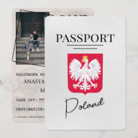 Passeport Pologne Blanche Enregistrer La Date