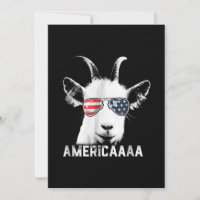 Patriotic Goat Funny