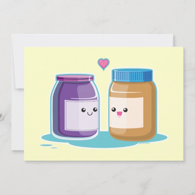 Save The Date Peanut Butter and Jelly (Devant)