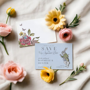 Save The Date Pensez-Nous En Vintage Alice Au Pays Des Merveille