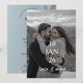 Save the Date Personalisiert Einfache Hochzeit Einladung