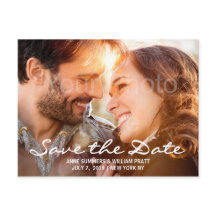 Save the Date, Personalisiert mit Foto, zweiseitig