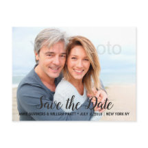 Save the Date, Personalisiert mit Foto, zweiseitig
