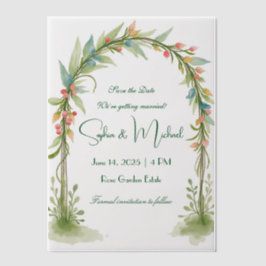 "Save the Date" Personalisierte Hochzeit