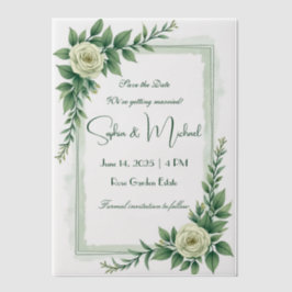 "Save the Date" Personalisierte Hochzeit