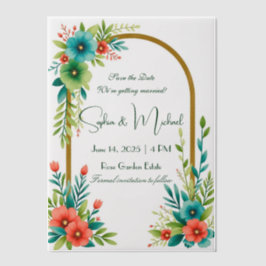 "Save the Date" Personalisierte Hochzeit