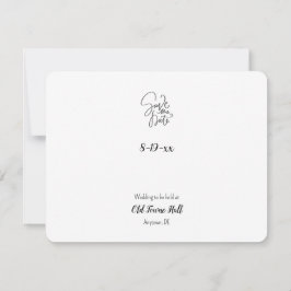 Save the Date Personalisierte Hochzeitskarte