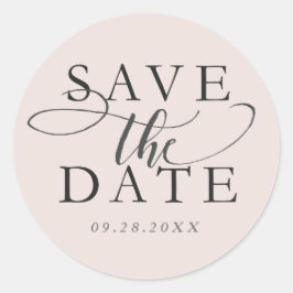 Save the Date personalisierter Umschlag Aufkleber