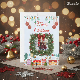 Save The Date Personalized Family Christmas Photo Card