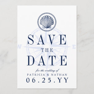 Save The Date Phare de Beach   Enregistrer l'invitation de date
