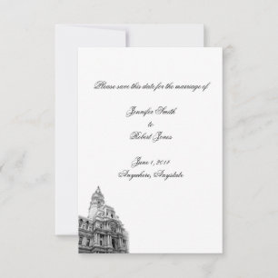 Save The Date Philadelphie Destination Mariage Enregistrer la da