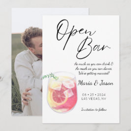 Save The Date Photo amusante moderne