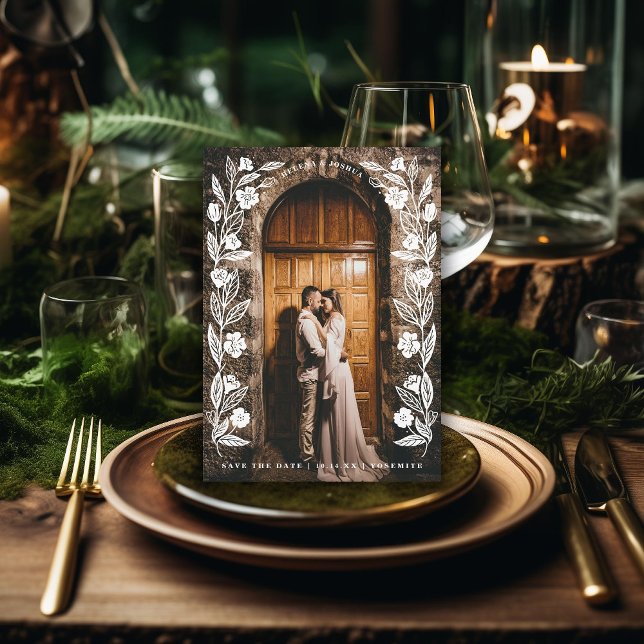 Save The Date Photo Arc Floral (Créateur téléchargé)