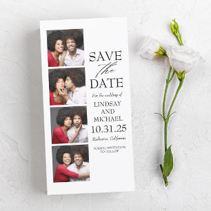 Save The Date Photo Booth Signet Style moderne Enregistrer la da