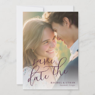 Save The Date Photo Chaleur Romantique