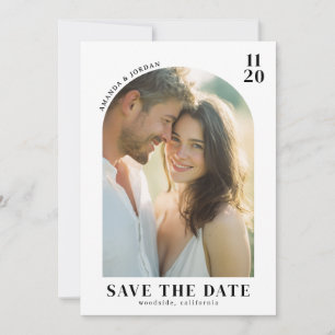 Save The Date Photo Chaleureuse de Joie