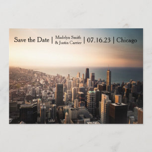 Save The Date Photo de Chicago - Enregistrer la date