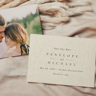Save The Date Photo de mariage de destination au Parc national d
