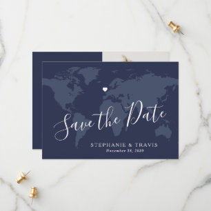 Save The Date Photo de mariage de destination Enregistrer la dat