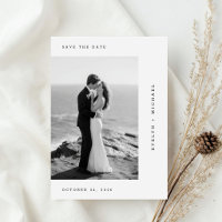 Photo de mariage romantique en noir et blanc
