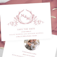 Photo : Elegant Mariage Monogramme Bourgogne