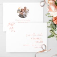 Photo, Élégant, Rose pâle minimal, Mariage rose pâ