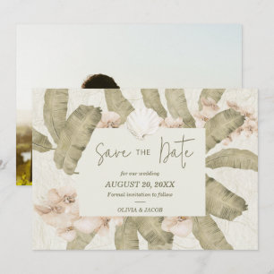 Save The Date Photo élégante de la plage côtière