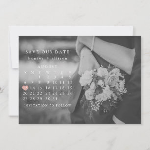 Save The Date Photo Enregistrer Le Calendrier Date