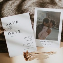 Photo Mariage moderne Enregistrer les dates Enregi