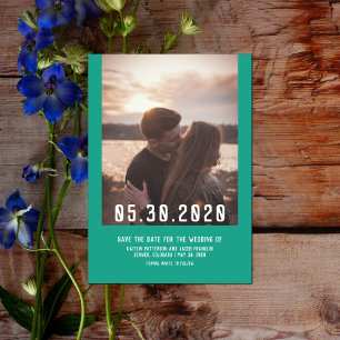 Save The Date Photo moderne simple Enregistrer la date   Arcadia