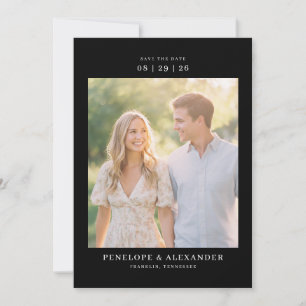 Save The Date Photo Nature Romantique