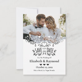 Save The Date Photo Personnalisée Mariage Enregistrer La Date In