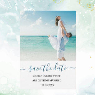 Save The Date Photo personnalisée Moden Beach Enregistrer la dat