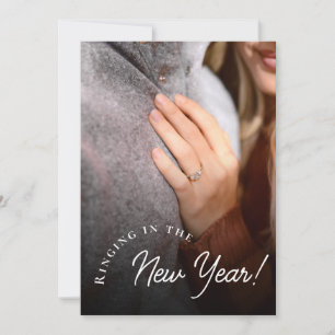 Save The Date Photo personnalisée Sonnerie dans la nouvelle anné