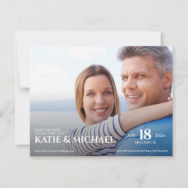 Save The Date Photo sophistiquée