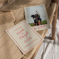 Photo Vintage à la main colorée Mariage moderne