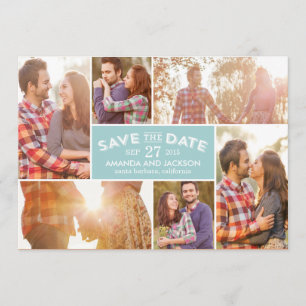 Save The Date Photographie Montre Enregistrer La Date - Bleu