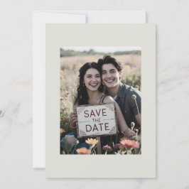 Save The Date Photographies de mariage décontractées, enregistre