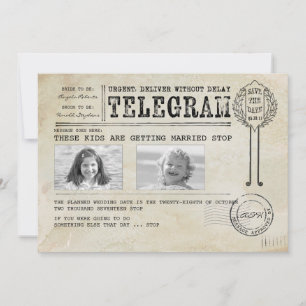 Save The Date Photos amusantes pour enfants   Enregistrer le tél
