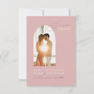 Save The Date PixDezines do-it-yourself couleur Arc cadre Dusty 
