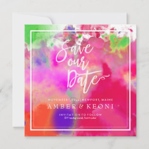 Save The Date PixDezines Enregistrer la date/Couleur Couleur Cou