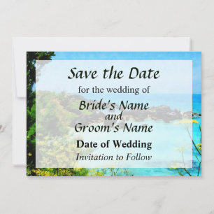 Save The Date Plage à St. George Bermuda Enregistrer la date