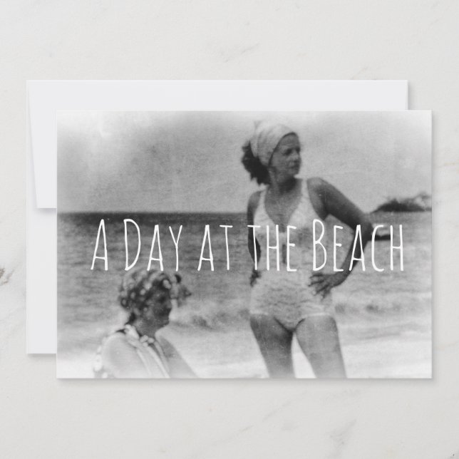 Save The Date Plage Rétro maillot de bain (Devant)