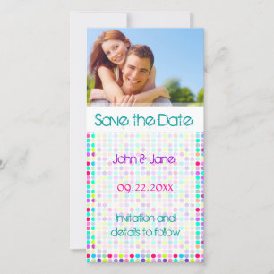 Save The Date Point Polka/photo "Save the Date"