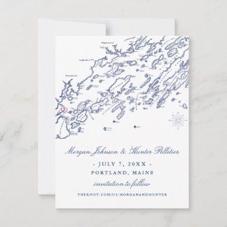 Save The Date Portland Maine Enregistrer la date