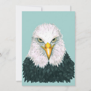 Save The Date Portrait de Bald Eagle